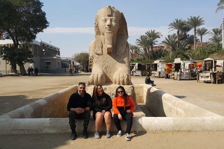 Cairo : Pyramids World Day Tour Sakkara , Memphis & Dahshur Red and Bent Pyramid