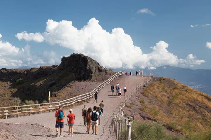 Vintage Van Experience: Tour and Transfer to Mt. Vesuvius