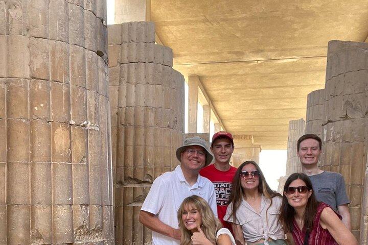 Full-Day Guided Tour to Giza Pyramids,Sphinx ,Sakkara & Memphis & Camel Ride