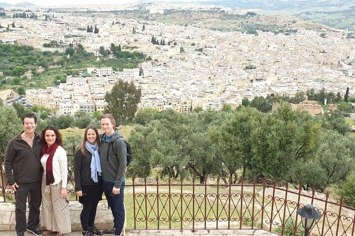 Fes Bus Tour King palace jewish Quarter Merinid Tombs tanneries