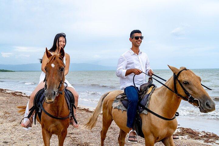 Horseback riding, shopping and lunch