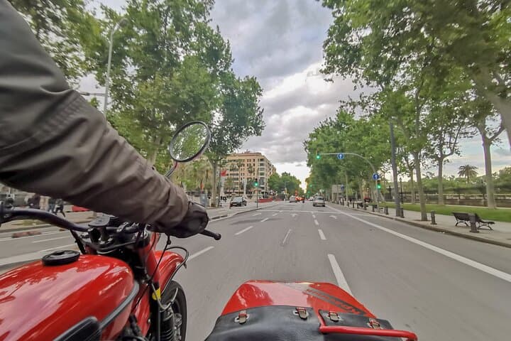 Full-Day Barcelona Tour by Sidecar Motorcycle