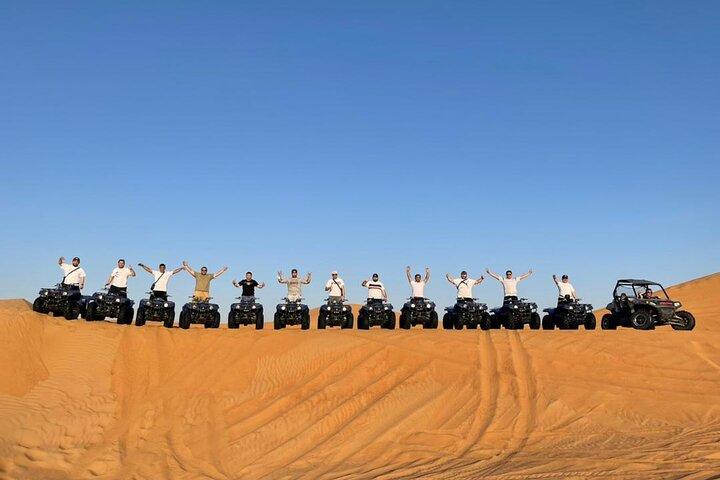Dubai Dinner Desert Experience with 01 Hour quad bike and camel ride
