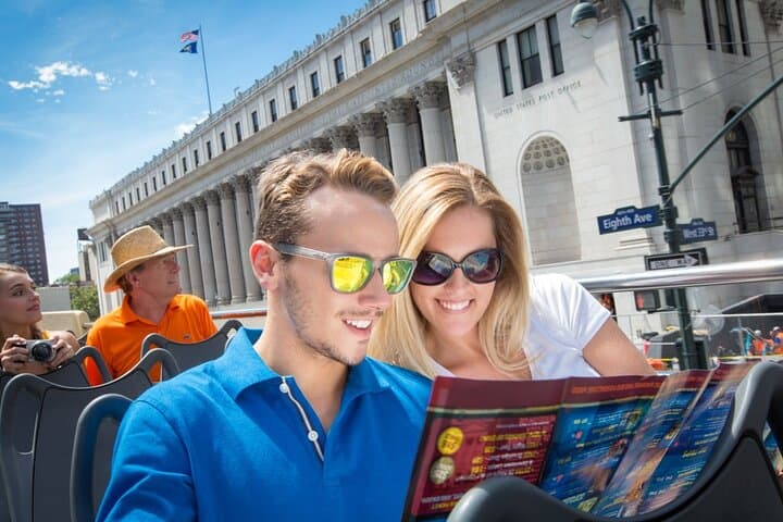 New York: Hop-On Hop-Off Sightseeing Tour by Open-top Bus
