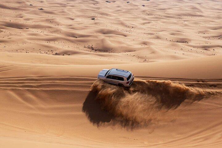 Private Morning Desert Safari: Camel Ride, Sandboarding Adventure