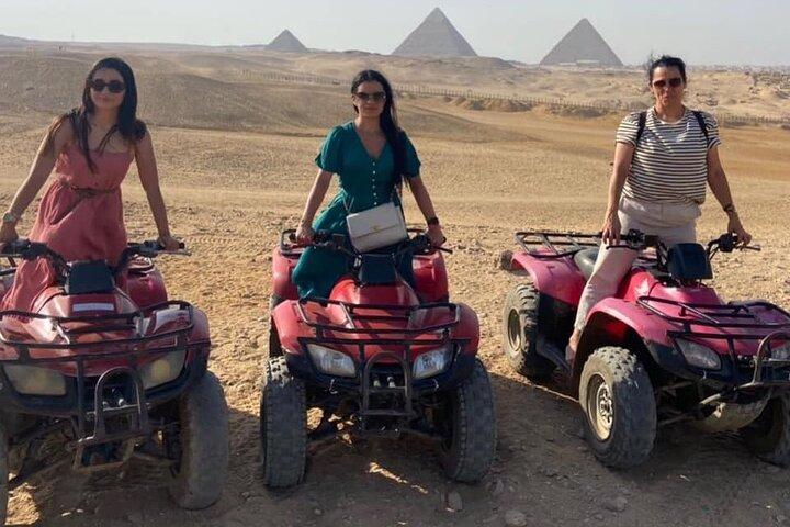 Private quad bike ATV around Giza Sahara for 60 minutes