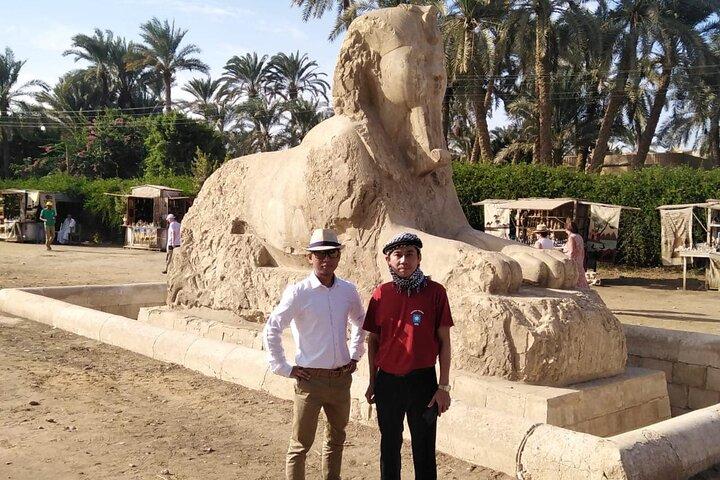 Dahshur 2 pyramids ,Sakkara step pyramids Memphis old city day tour from Cairo