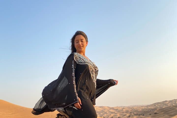 VIP Evening Desert Safari with Camel Ride & BBQ Dinner–Shared Car
