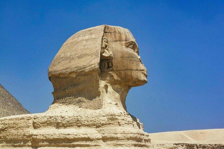 Tour to Giza pyramids Sphinx with local guide