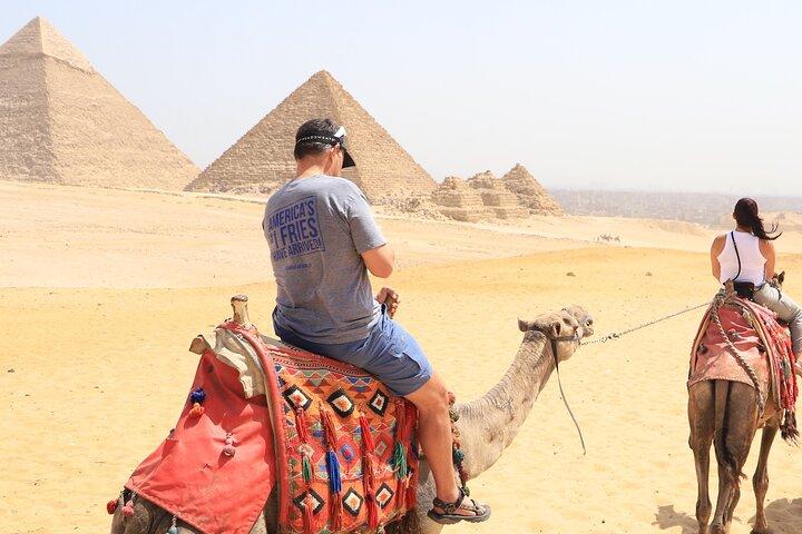 Camel Ride at The Pyramids During Sunset or Sunrise With Pick up