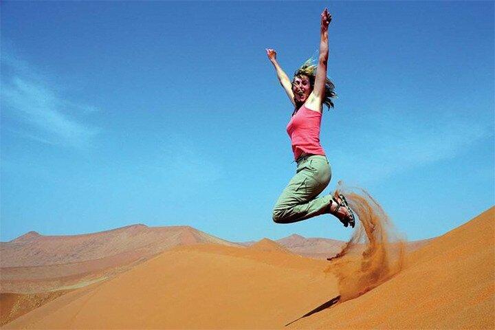 6-Hour Dubai Desert Dinner Safari with Dune Bashing & Camel Ride