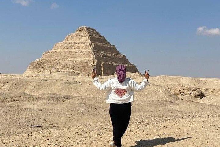 Private Tour To Sakkara Pyramids, Memphis City & Dahshur Pyramids.