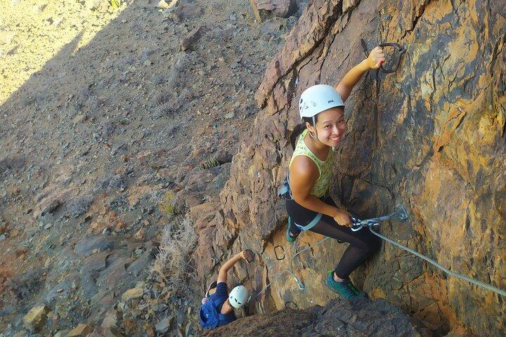 Via Ferrata in Gran Canaria. Vertical adventure park. Small groups