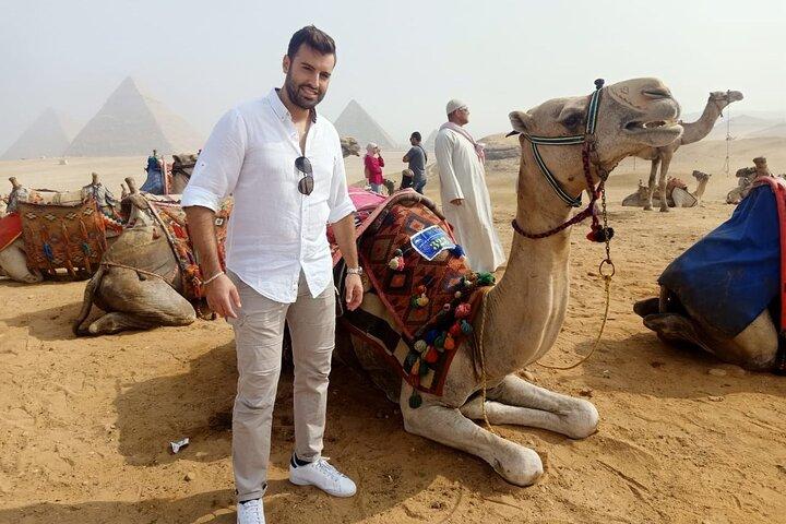 Tour to Giza pyramids Sphinx with local guide