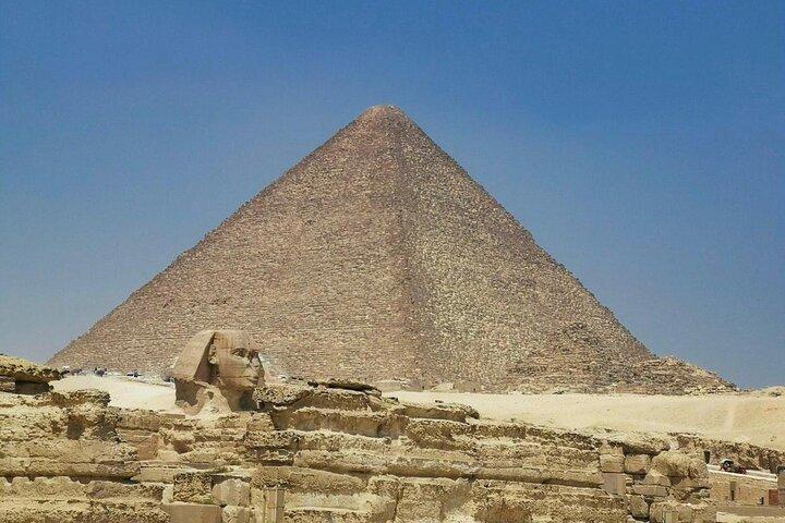 Tour to Giza pyramids Sphinx with local guide