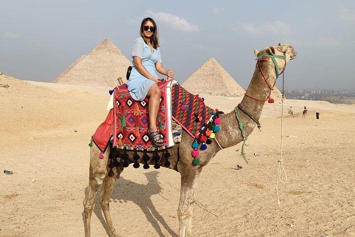 Layover Cairo Private Giza Pyramids, Camel Ride ,Quad Bike ,Nile dinner cruise