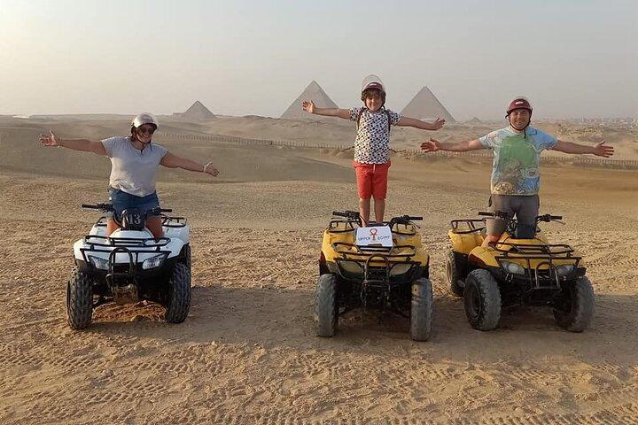 Quad Bike Trip At Desert of Giza Pyramids