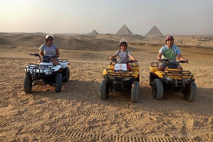 Quad Bike Trip At Desert of Giza Pyramids