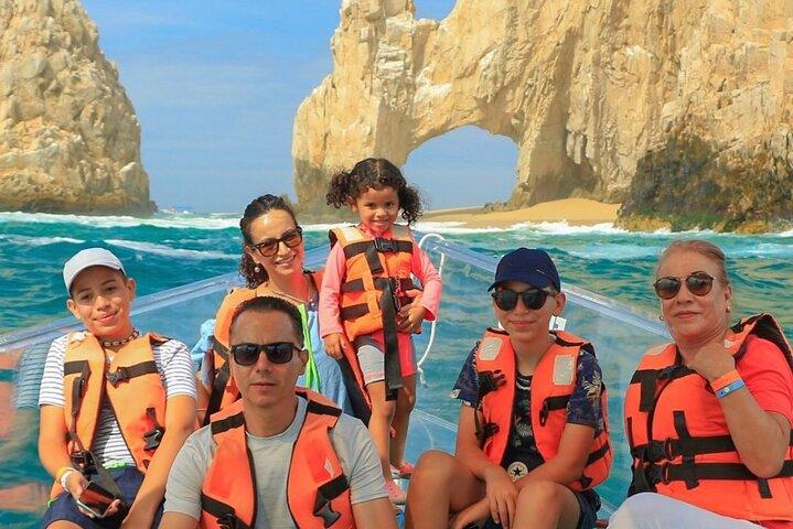 Cabo San Lucas Private VIP Tour in Cabo's Original Clear Boat