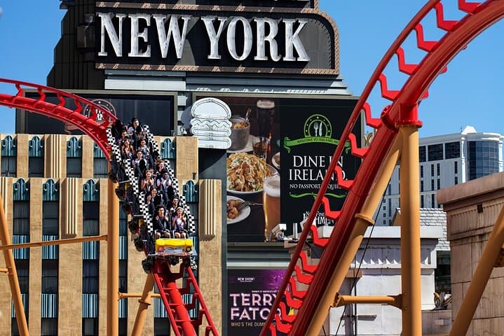 The Big Apple Coaster at New York New York Hotel and Casino