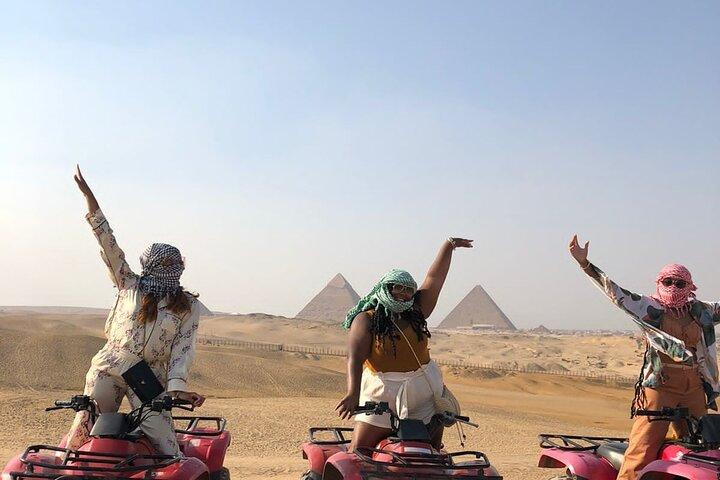 Giza Pyramids, Sphinx ,Camel Ride, ATV Quad Bike Private Excursion