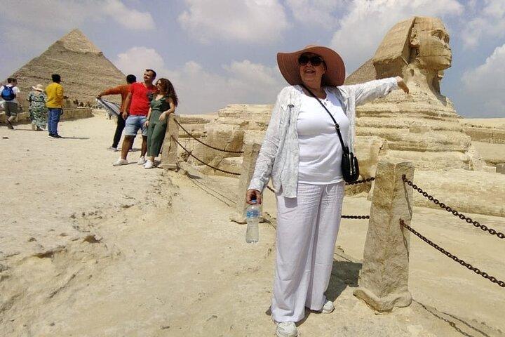 Giza pyramids, Sphinx,lunch and camel ride from Cairo/Giza hotels