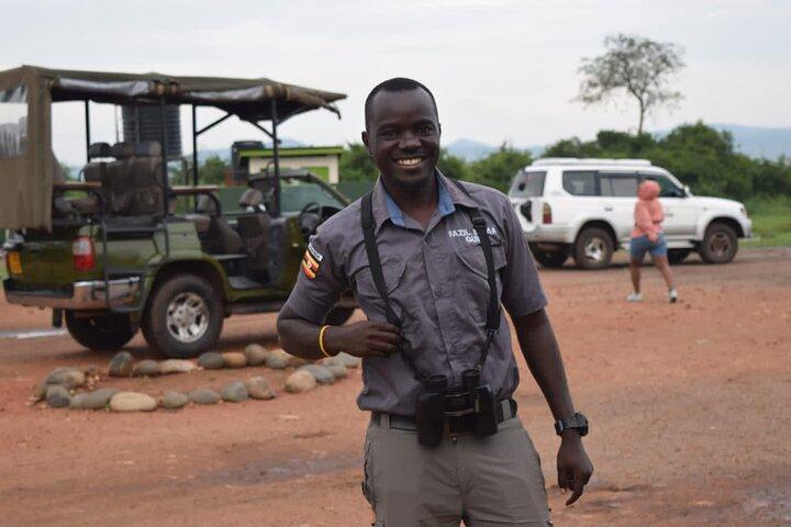 Queen Elizabeth Open Safari Jeeps for game drives.