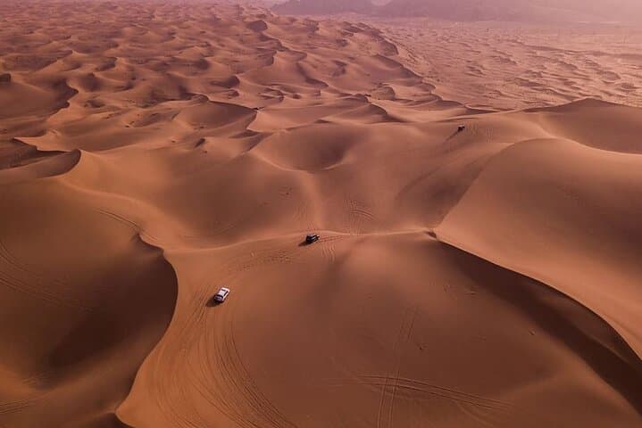 Dubai evening desert safari and camp with dinner