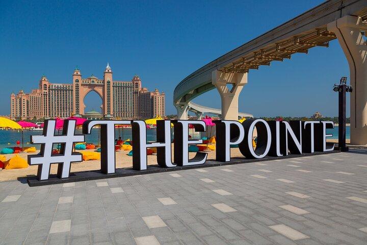 Palm Jumeirah Island Tour with Revolving 360" view from The View at The Palm !
