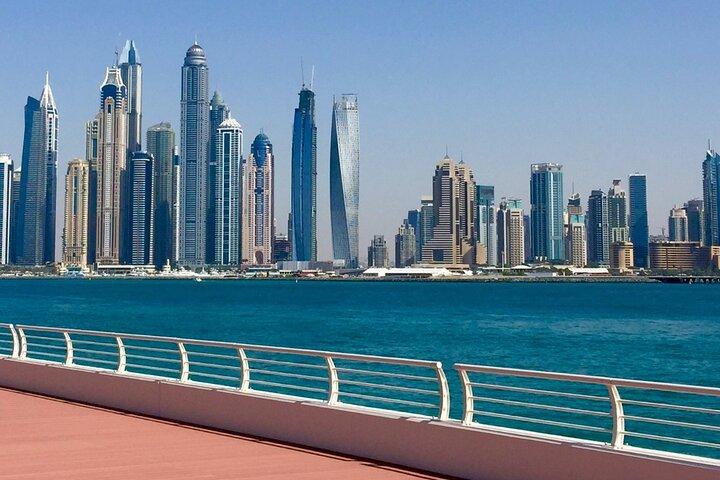 Palm Jumeirah Island Tour with Revolving 360" view from The View at The Palm !