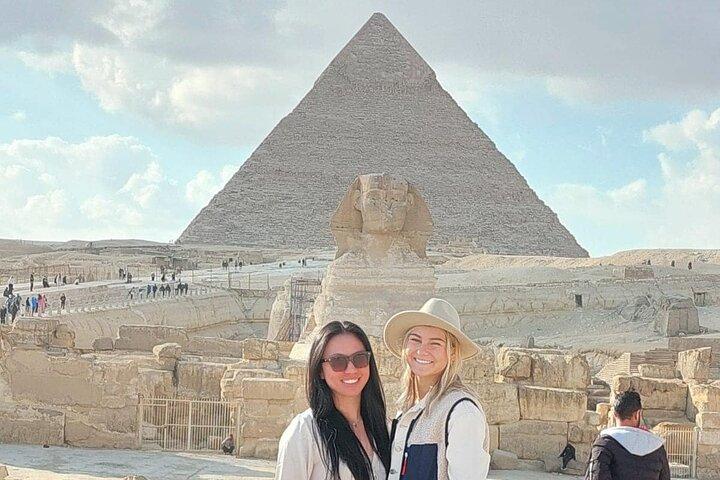 Day Tour Giza pyramids and dinner Nile cruise with Dinner from Cairo Giza hotels