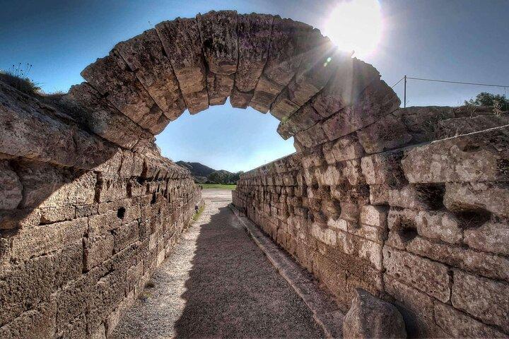 Athens to the birthplace of Olympic games & medieval Monastery