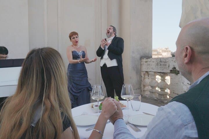 Open Air Opera Concert with Terrace aperitivo over Navona square