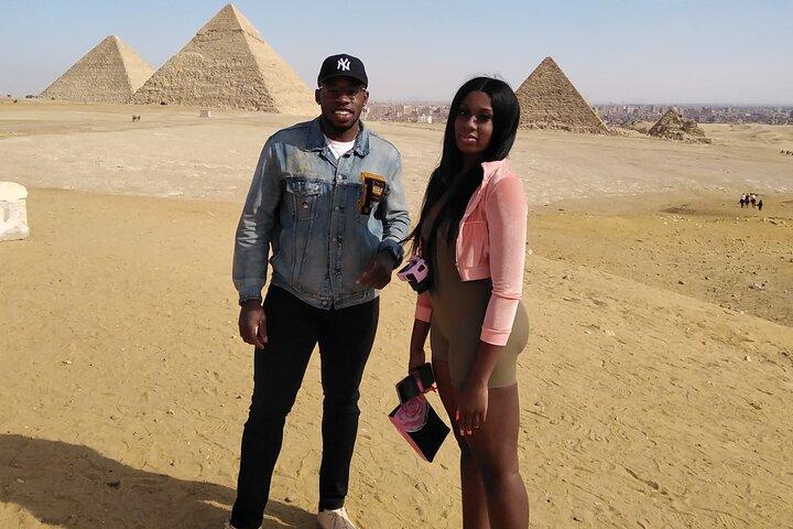 4 -hours Giza Pyramids Tours , Sphinx , lunch and Camel Riding