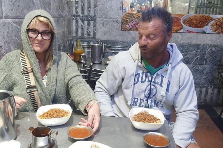 Cairo Food Tour in local places & Egyptian Mint Tea