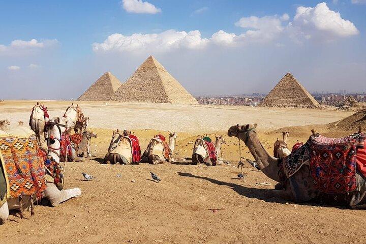 Pyramids of giza ,Sphinx,riding camel and driving a quad bick ATV.