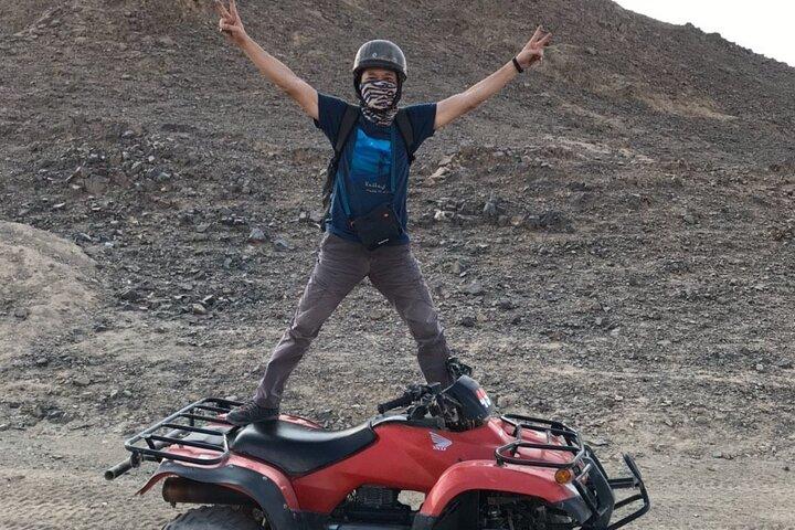 Pyramids of giza ,Sphinx,riding camel and driving a quad bick ATV.