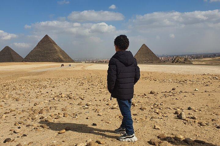 Pyramids of giza ,Sphinx,riding camel and driving a quad bick ATV.