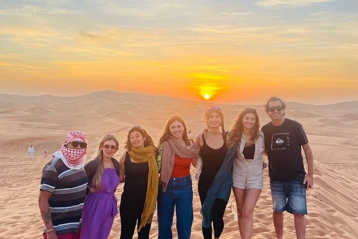 Morning Desert Safari in Dubai with Camel Ride and Sandboarding