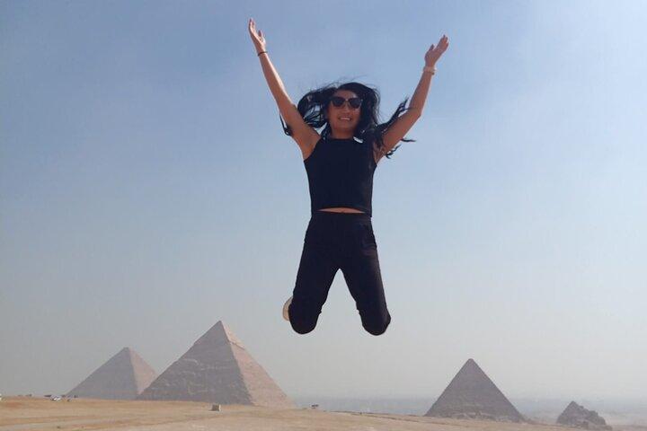 Thrilling Half-Day: Discover Pyramids, Sphinx, Camel Ride& Lunch!