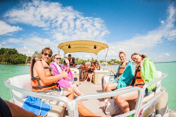 BACALAR Seven Color Lagoon Boat Excursion from Costa Maya