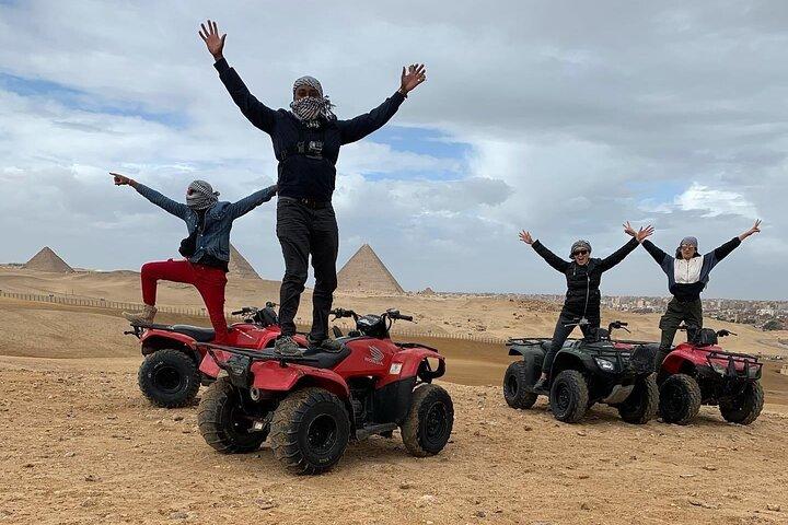 Private Day Tour Giza Pyramids ,Sphinx ,Quad ATV Ride ,Camel Ride ,Nile Felucca