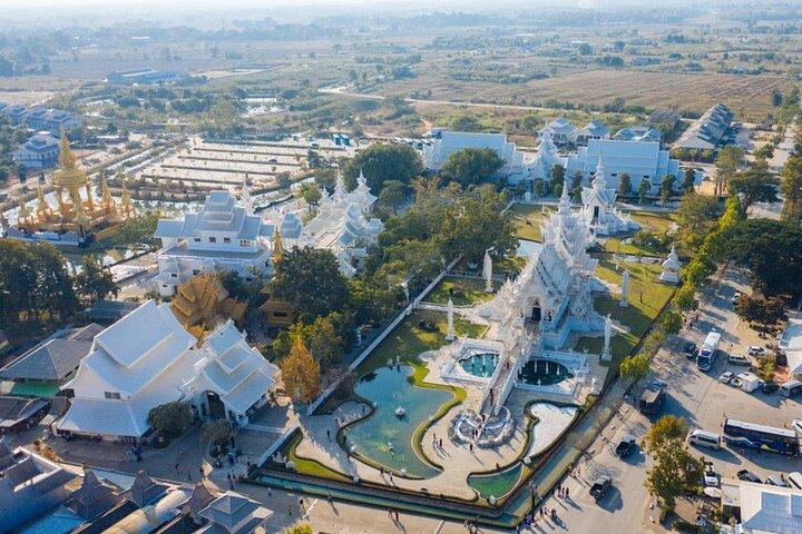Chiang Mai to White & Blue Temple, Black Museum & Golden Triangle