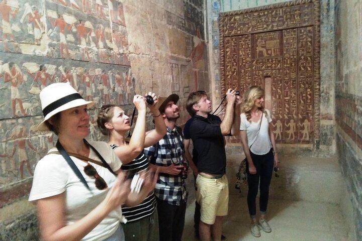 Saqqara & The Step Pyramid & Nobel Tombs & Memphis & Dashure Pyramids