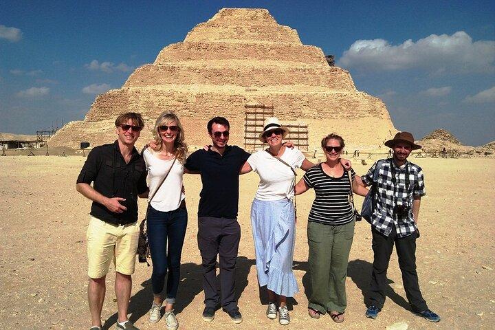 Saqqara & The Step Pyramid & Nobel Tombs & Memphis & Dashure Pyramids