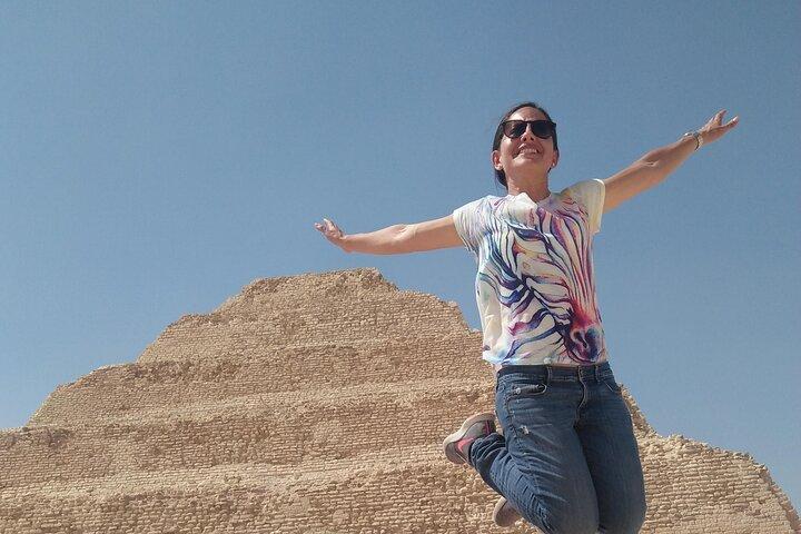 Saqqara & The Step Pyramid & Nobel Tombs & Memphis & Dashure Pyramids