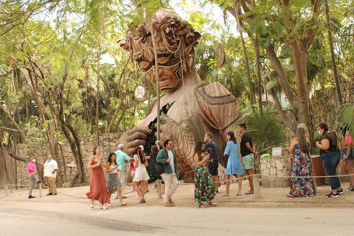 Tour Cenotes : Tulum ruins, Ahau sculpture, Playa del Carmen