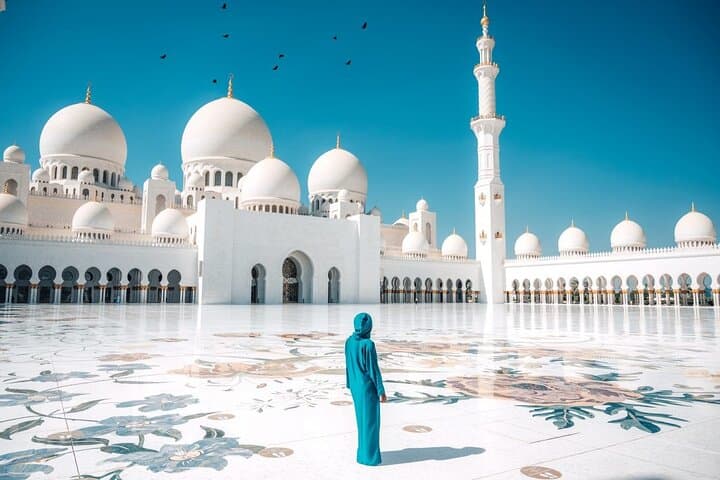 Abu Dhabi Grand Mosque Tour and Louvre Museum Visit from Dubai