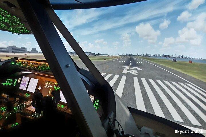 Flight simulation in the real cockpit 70 minutes of real experience!Plane lovers must see