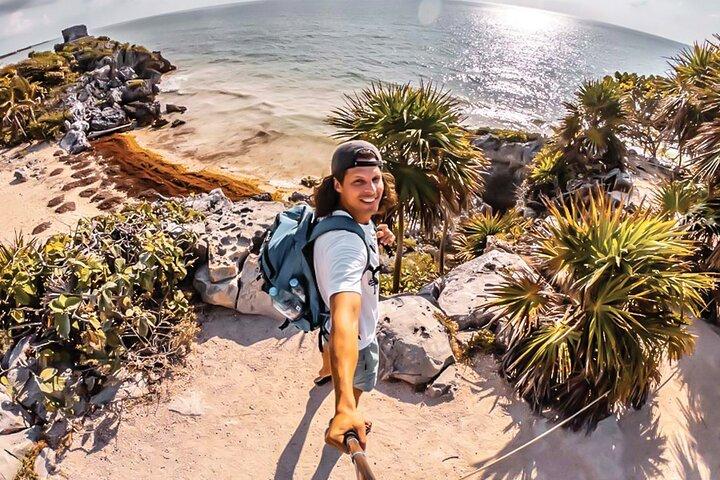 Casa Tortuga Cenote Park and Tulum Ruins! Eco Tour from Cancun
